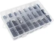 740/1200Pcs O-Ring Rubber Washers Set Sealing Gaskets Seal Ring O Rubber Rings Kit Nitrile Rubber High Pressure Locking O-Rings(1200PCS)