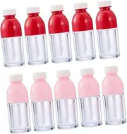 WRITWAA 10pcs Empty Lip Gloss Tubes Creative Bottle Design Durable Material Reusable and Washable for DIY Lipstick Samples and Convenient for Daily Use