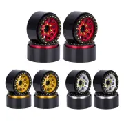4PCS 1.9" Metal Beadlock Wheel Rims for 1/10 RC TRX4 AXIAL SCX10 TRX-4 D90 90046