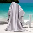 Oversized Cotton Beach Towel Set of 2, Absorbent Towels for Bathroom, Beach, ...