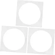 DIY Photo Frame Mats Square Holes 3pcs Mat Boards for Art Display Versatile