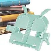 Book Stand for Reading - Portable Book Stand | Foldable Adjustable Clamp Display Organizer Eye Protection for Bedroom Kitchen Home Library Classroom Travel Living Room