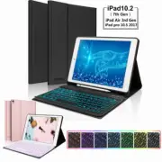 Backlight Keyboard Leather iPad Case Cover For iPad 9/8/7th Air 3 Gen 10.2" AU