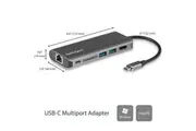 StarTech.com USB-C Multiport Adapter Portable USB-C Dock to 4K HDMI - 2-pt USB