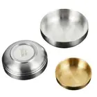 Double Layer 304 Stainless Steel Rice Bowls Food Container Soup Bowls Flatware