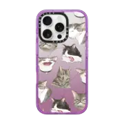 iPhone 16 Pro Impact Case MagSafe Compatible ugly cats