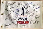 PGA SIGNED FLAG