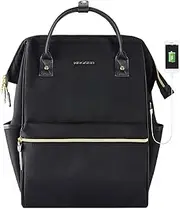[KROSER] Laptop Backpack School Bag Water Repellent Wide Open Travel Backpack