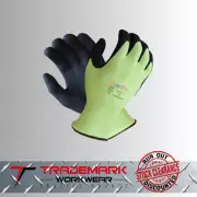G-TEK Seemless HiVis Cut 5 Gloves (CUT-5YE) S-XL **Stock Run Out*