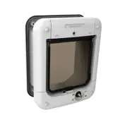Closer Pets Microchip Activated Medium Size Cat Door for Entry Control of up