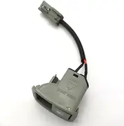 car Part for Hyundai Santa Fe 2007-2012 Fuel Filler Tank Cover Opening Switch Button Fuel Gas Door Switch 93555-2B000 935552B000 car Part (Color : Gray)