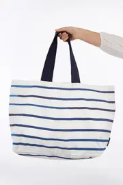 Drift Printed Cotton Beach Tote Bag--BAMB-BCHTOTEC17