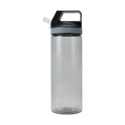 1L Charcoal Flip Top Drink Bottle with Handle