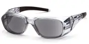 GRAY SUNGLASSES FULL READERS Magnifying Reading Safety Glasses +1.5 UV ANSI Z87+