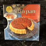 Vintage Nordic Ware Bundt Flan Pan White in Box 4 Cups Size Teflon