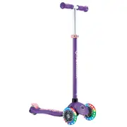 Globber PRIMO PLUS with Lights - Purple/ Pastel Pink