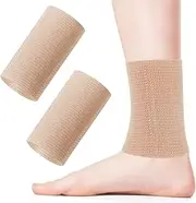 2 Pcs Ankle Gel Sleeve Padded Skate Socks Ankle Protector for Shoes Ice Skate Guards Padded Ankle Protector Brace Ice Skating Protection for Figure Skating Riding Hockey Roller Inline Ski