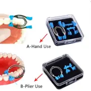 2x Dental Matrix Sectional Contoured Matrices Clamps Spring Clip Rings A/B Type