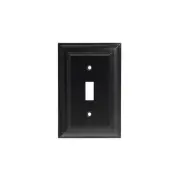 Cool Knobs and Pulls (CKP) Impressions Collection, 31190 Single Switch Black