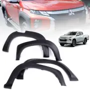 6" Fender Flares Wheel Arch Matte Black For Mitsubishi L200 Triton 4Dr 2019-2020
