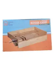 House Ur Home 100% Bamboo Bedside Caddy New In Box