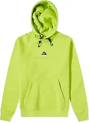 [Nike] Men's ACG Retro Graphic Therma-FIT Fleece Pullover Hoodie (Medium, Cyber)