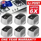 Up to 6Pcs Alloy Kitchen Gas Stove Knobs Cooker Oven Cooktop Metal SwitchControl
