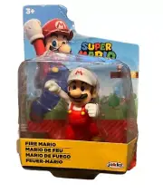 World of Nintendo: Super Mario Bros - JAKKS Super Mario Fire Mario Damage Box