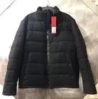 NWT HUGO HUGO BOSS Biron Wool Puffer Padded Jacket Mens Black Coat *XL