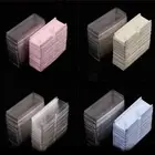 50pcs lash trays plastic triangletransparent mink lash holder eyelash tray' OF