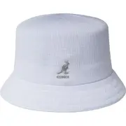 Kangol Tropic Bin Bucket Hat Summer Camping Fishing Beach Cap - White