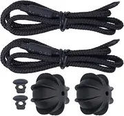 Parcel Shelf Cord, Anticorrosion Rear Parcel Shelves String 2pcs Wearproof for Repair