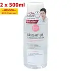 2x Cathy Doll Bright UP Cleansing Water Makeup remover Micellar formula 500ml.