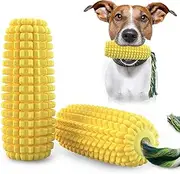 yuxiaoyu Dog Toy Chew Toy Corn Interactive Squeaky Dog Tooth Cleaning Tool Water Float Toy Teething Stick Suitable for Small, Medium and Large Dogs