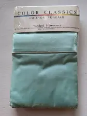 Color Classics Westpoint Pepperell No Iron Percale 180 TC Standard Pillowcases