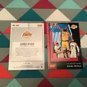Javale Mcgee #244 Lakers 1 of 340 made West Champions 2019-20 PANINI INSTANT