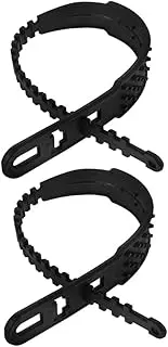 ETHZZLE 2pcs Snow Chains Winter Tire Chains Belt for Motor Bike Winter Car Essentials Wheel Tie down Strap Trailer Tire Straps Transport Strap Motorcycle Lashing Automobile Chains
