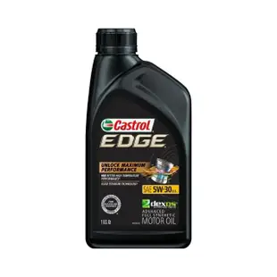 【CASTROL 嘉實多】Edge 5W30 全合成機油 946ml(整箱6入)