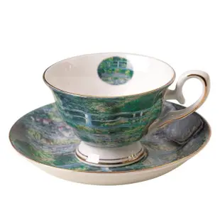 【Royal Duke】莫內油畫系列-骨瓷咖啡對杯200ML(莫內 骨瓷 馬克杯 咖啡杯 水杯 杯子 杯 禮盒)
