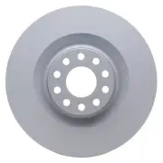 Front Brake Rotor For 2001-03 Audi S8 5 Lugs Holes Smooth Vented Non Directional (for: Audi)