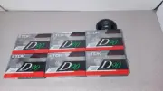 6 New Sealed TDK Blank Cassette/Tapes D90