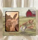 NWT Primitives by Kathy Chicken Picture Frame