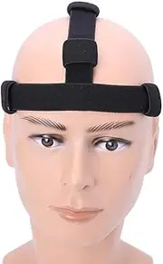 Tbest Headband Belt Headlight Strap Head Lights Band Black Torch Headband Headlamps Band LED Head Torch Hands-Free Torch Head Strap for Torch in