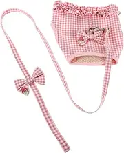 BESPORTBLE Adjustable Dog Harness Soft Mesh Puppy Vest Walk and Training Harness for Small Dogs and Cats Comfortable and Secure Leash Set