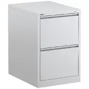 Mercury 2 Drawer Vertical Filing Cabinet White