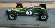 Lotus 25, #3 Gerhard Mitter, German Grand Prix 1965. 1:43 Spark #S7123. NEW.