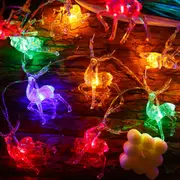2pcs Christmas LightsElk String Light