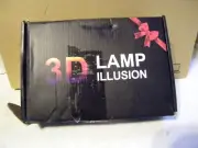 3D Illusion Lamp Night Light 16 Colors Changes with Remote Control