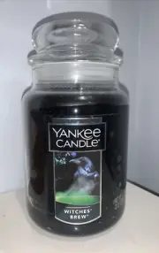 Yankee Candle Halloween "WITCHES BREW" Patchouli Large 22 oz Jar