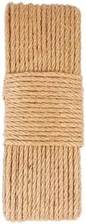 ＫＬＫＣＭＳ Natural Jute Cord for Crafting and Home Decor 5mm 10m, Wood, 6 Pcs